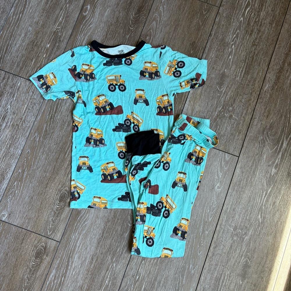School Bus Monster Truck Birdie Bean Jammies